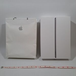 Apple store paper shopping gift bag EMPTY iPad 8th Generation Box